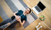 A woman exercising to improve her brain health