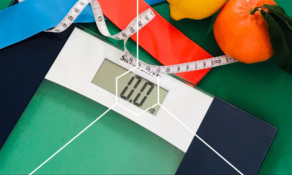 A scale and tape measure