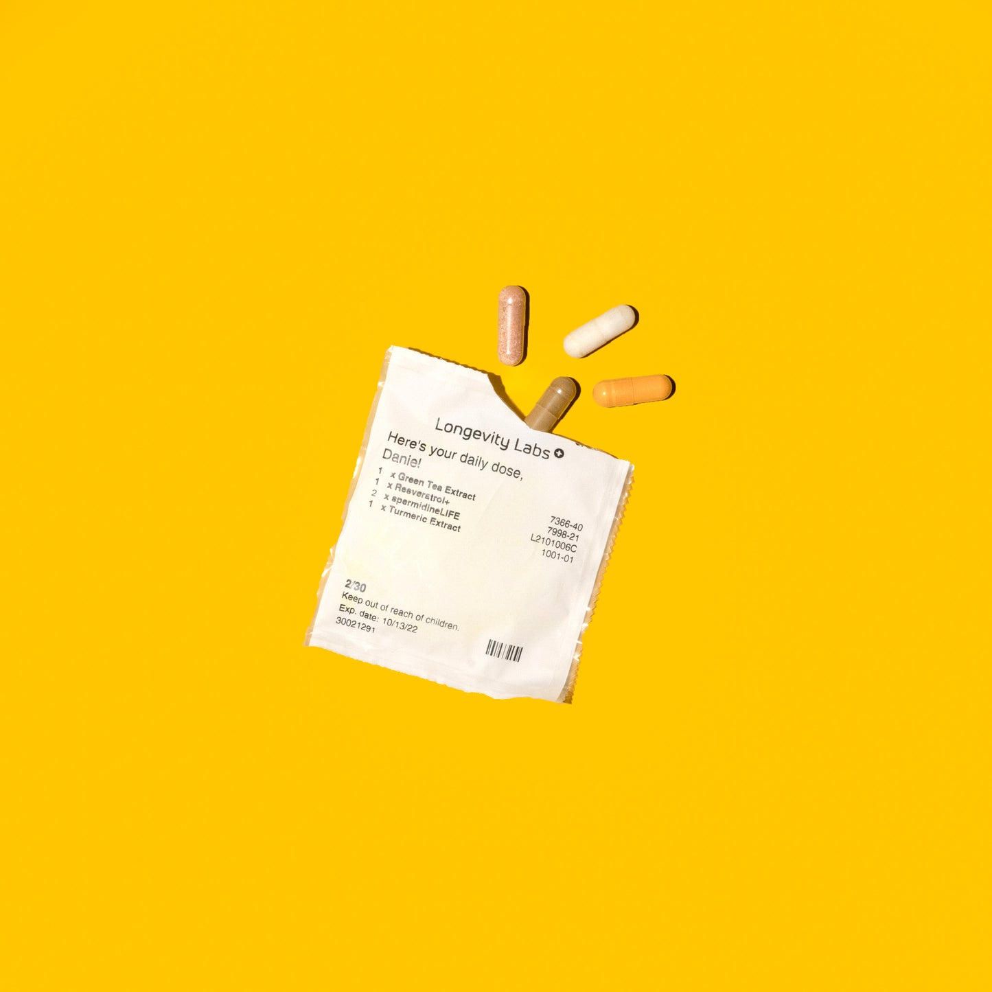 essentials autophagyCOMPLETE multi-pack opened pill pack