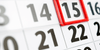Calendar representing life expectancy calculators
