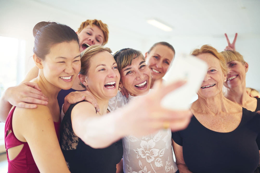 A group of friends enjoying life and the benefits of making healthy choices