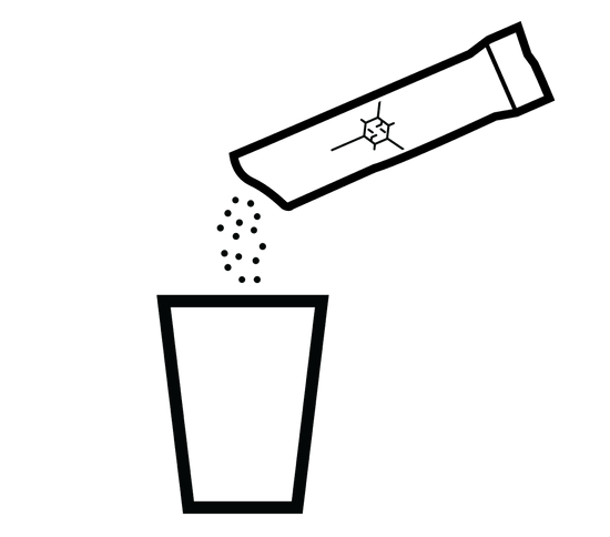 A glass of water promoting cellular health and longevity by stimulating autophagy.