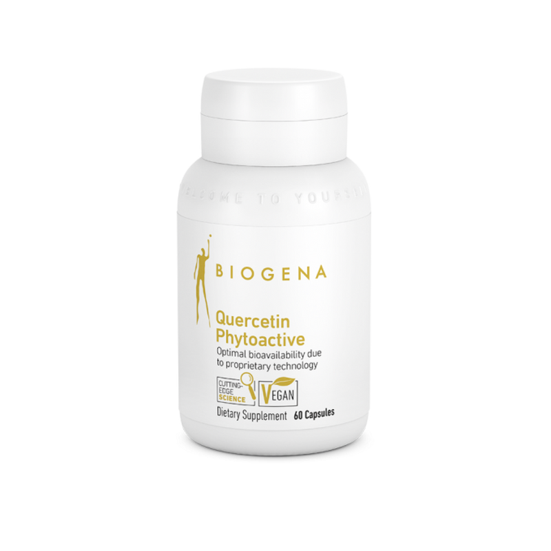 A biogena's supplement promoting cellular health and longevity through vitamin C.