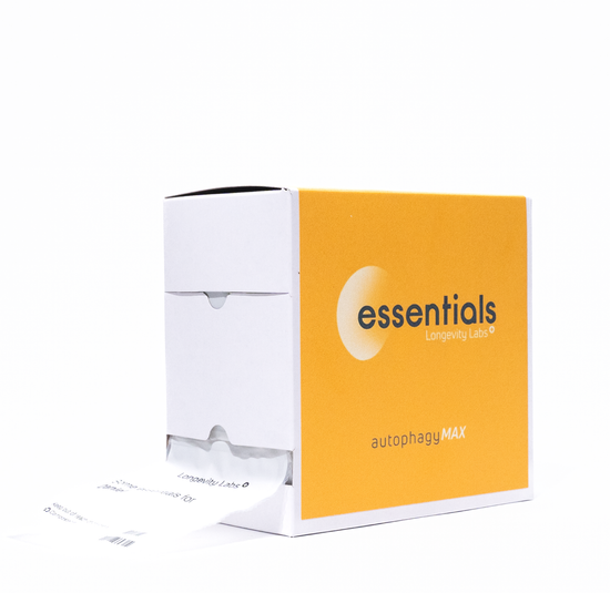 A fasting box designed to enhance cellular health with spermidineLIFE essentials.