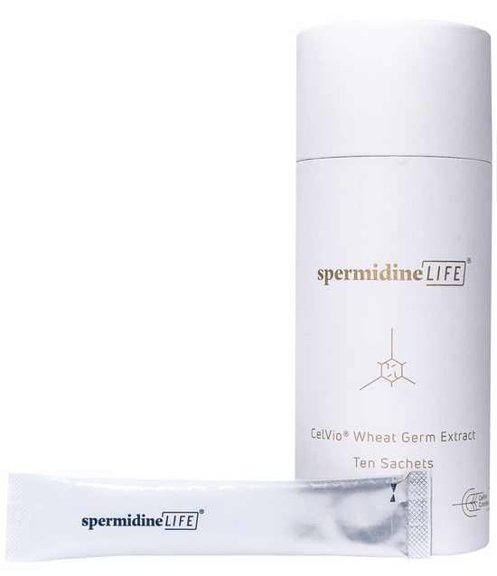 Spermialife - gold wheat germ extract for fasting and cellular health.