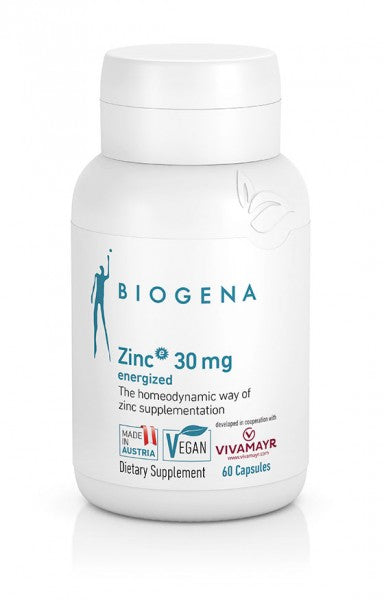 Biogena Zinc 30 mg energized 60 Capsules