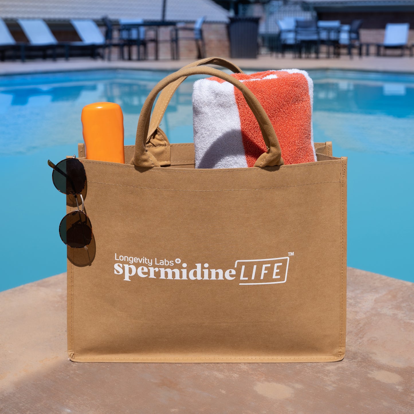 spermidineLIFE earth day washable paper tote