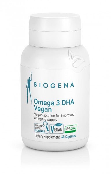 Biogena Omega 3 DHA & EPA 450 mg Vegan GOLD 60 Capsules
